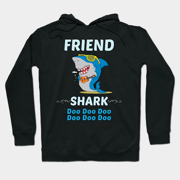 Family Shark 2 FRIEND Hoodie by blakelan128